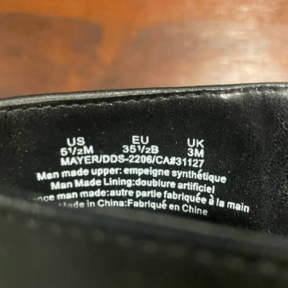 DKNY Black leather asymmetrical cutout open toe booties - Picture 3 of 3